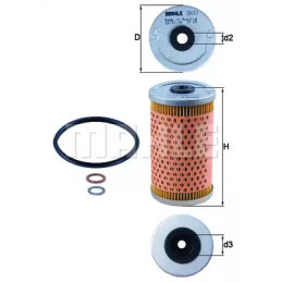 Alyvos filtras  KNECHT OX 33D