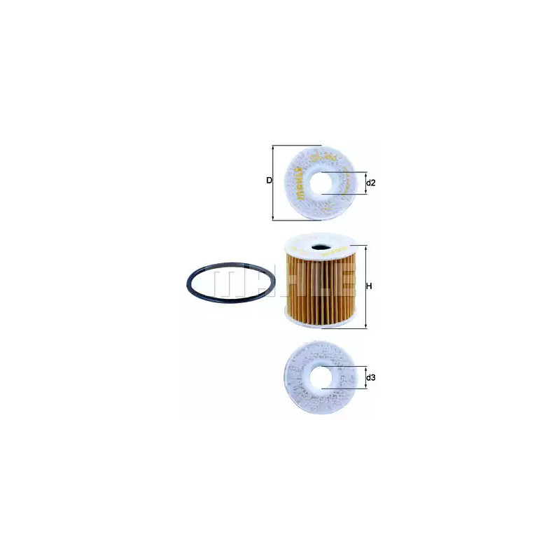Alyvos filtras  KNECHT OX 346D