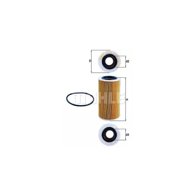 Alyvos filtras  KNECHT OX 370D