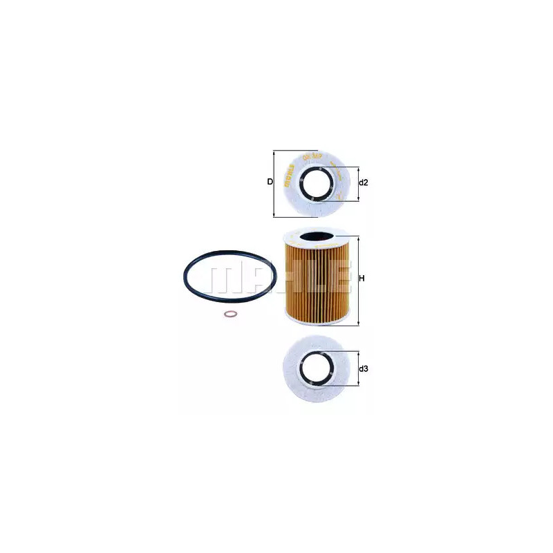 Alyvos filtras  KNECHT OX 369D