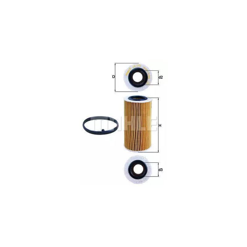 Alyvos filtras  KNECHT OX 370D1