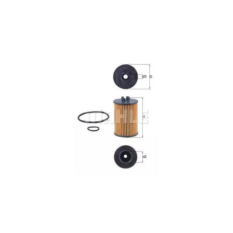 Alyvos filtras  KNECHT OX 382D