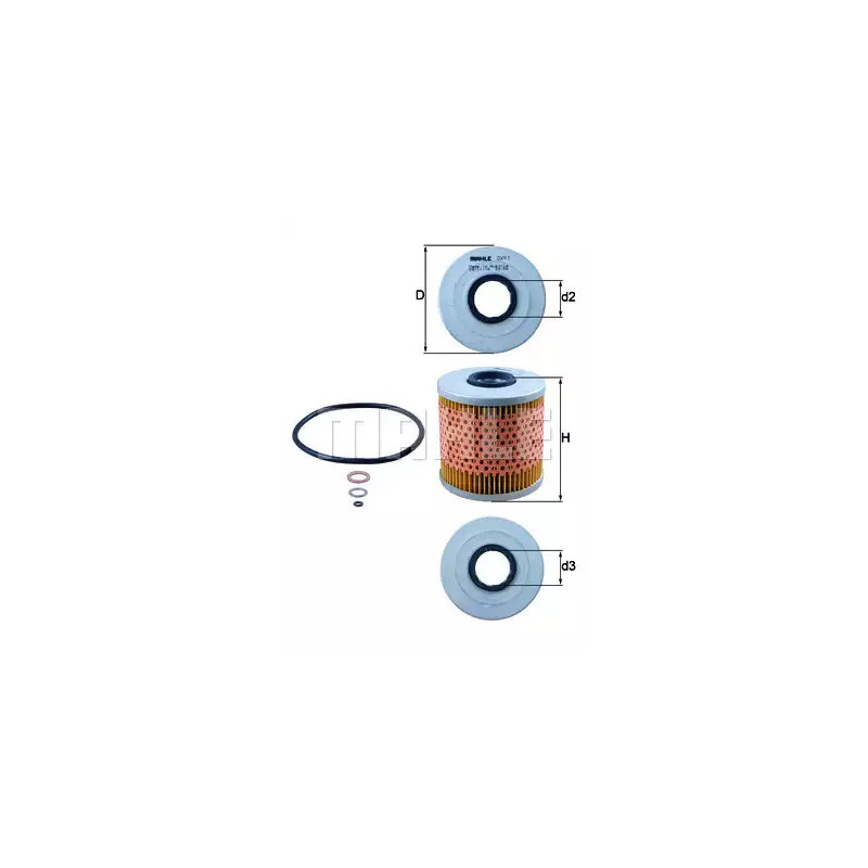 Alyvos filtras  KNECHT OX 91D