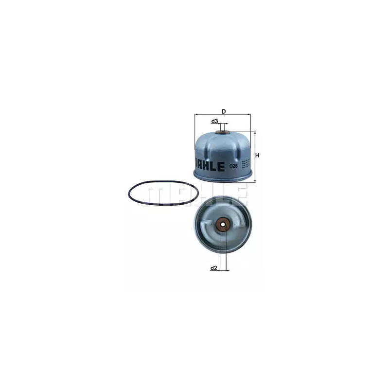 Alyvos filtras  KNECHT OZ 6D