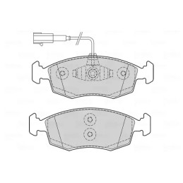 Diskinių stabdžių trinkelių rinkinys  VALEO 301298