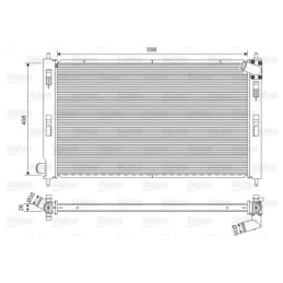 Variklio aušinimo radiatorius  VALEO 701577