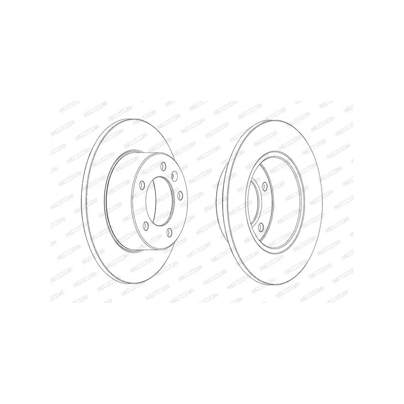 Stabdžių diskas  FERODO DDF1975C