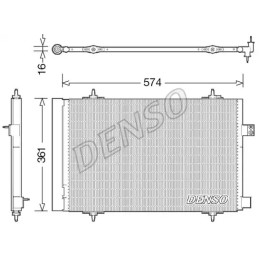 Oro kondicionieriaus radiatorius  DENSO DCN21019