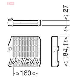 Salono radiatorius  DENSO DRR09076