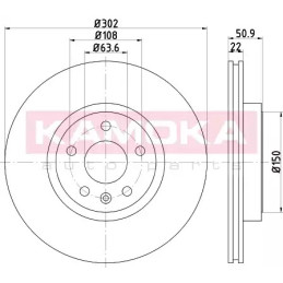 Stabdžių diskas  KAMOKA 103237