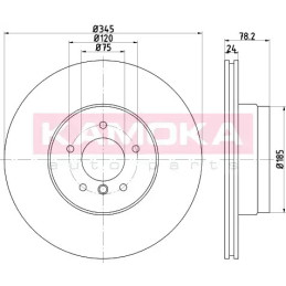 Stabdžių diskas  KAMOKA 103247
