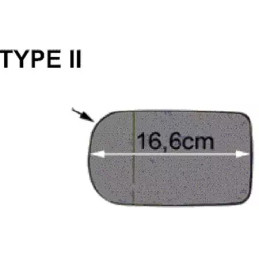 Veidrodėlio stiklas  VAN WEZEL 0639830