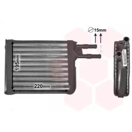 Salono radiatorius  VAN WEZEL 09006128
