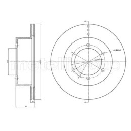 Stabdžių diskas  CIFAM 800-679