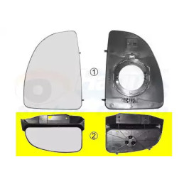 Veidrodėlio stiklas  VAN WEZEL 1747834