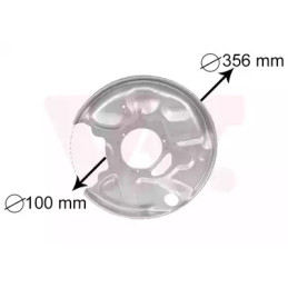 Stabdžių disko apsauga  VAN WEZEL 3029373