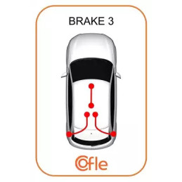 Rankinio stabdžio trosas  COFLE 10.7815