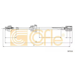 Tachometro velenas  COFLE S07121