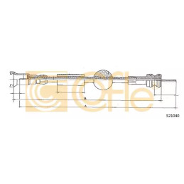 Tachometro velenas  COFLE S21040