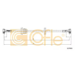 Tachometro velenas  COFLE S27003