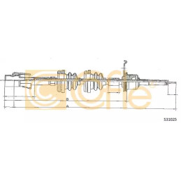 Tachometro velenas  COFLE S31025