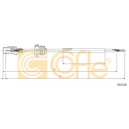 Tachometro velenas  COFLE S31110