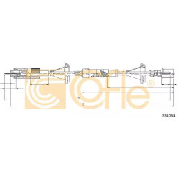 Tachometro velenas  COFLE S31034