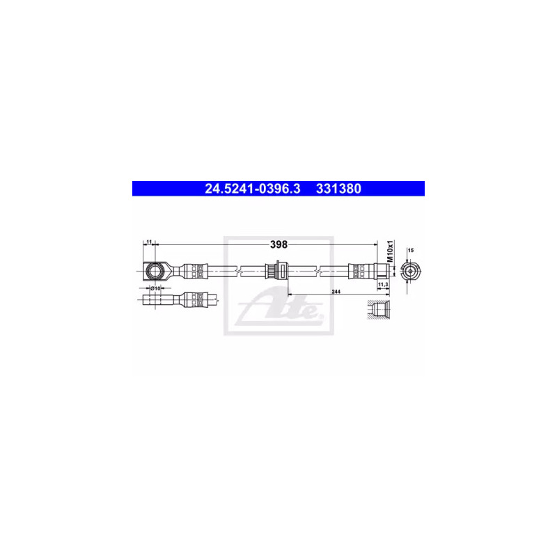 Stabdžių žarnelė  ATE 24.5241-0396.3