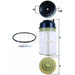 Kuro filtras  KNECHT KX 406D