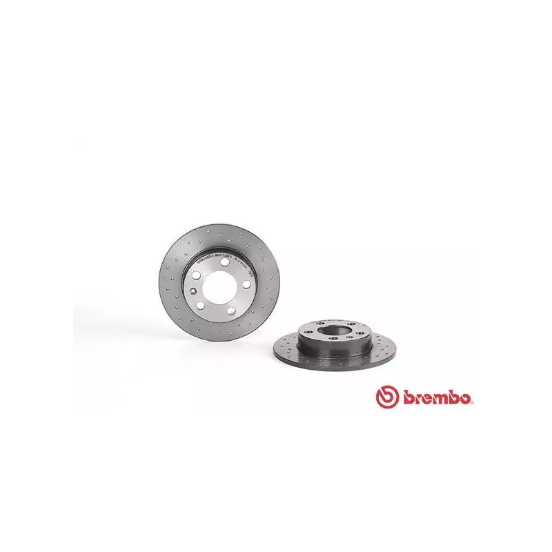 Stabdžių diskas  BREMBO 08.7165.1X