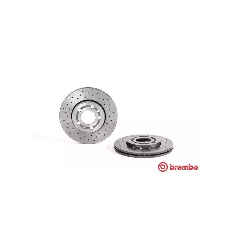 Stabdžių diskas  BREMBO 09.7011.1X