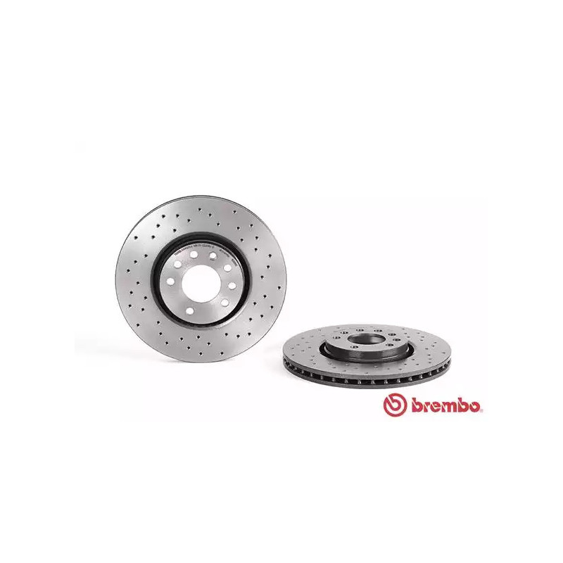 Stabdžių diskas  BREMBO 09.9369.1X