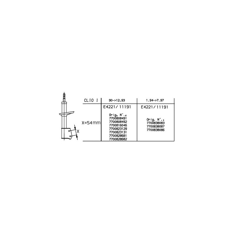 Amortizatorius  MONROE 11191