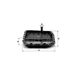 Automatinės transmisijos hidraulinis filtras  MANN-FILTER H 50 002