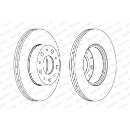 Stabdžių diskas  FERODO DDF1170C