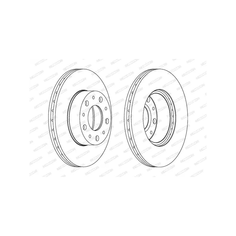 Stabdžių diskas  FERODO DDF1170C