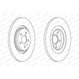 Stabdžių diskas  FERODO DDF1181C