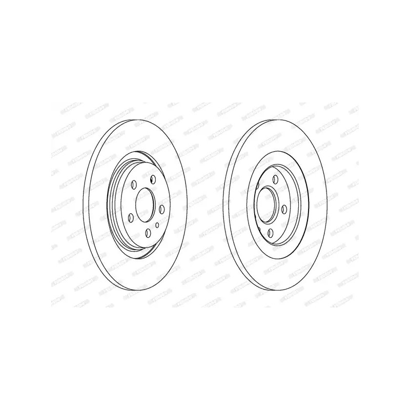 Stabdžių diskas  FERODO DDF1181C