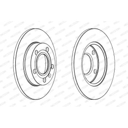 Stabdžių diskas  FERODO DDF1709C