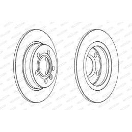 Stabdžių diskas  FERODO DDF847C