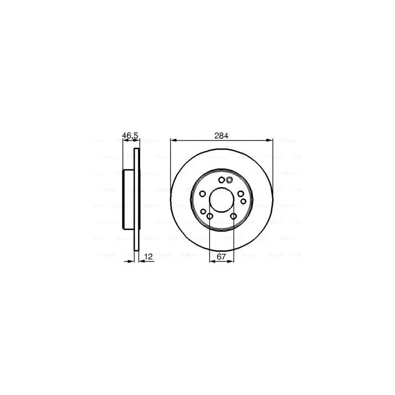 Stabdžių diskas  BOSCH 0 986 478 187