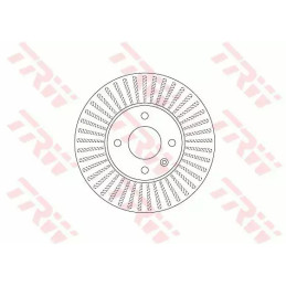 Stabdžių diskas  TRW DF6254