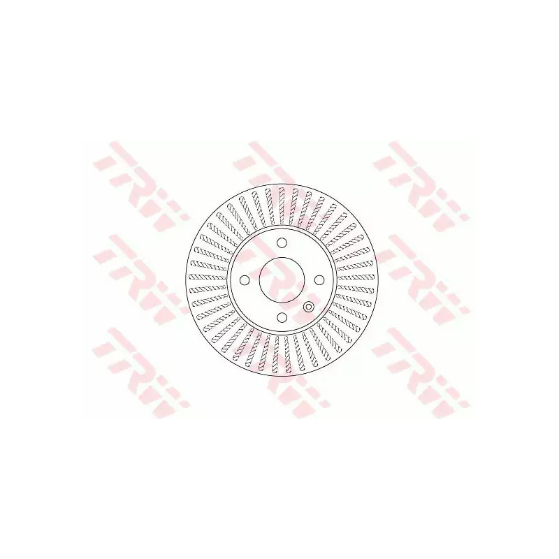 Stabdžių diskas  TRW DF6254