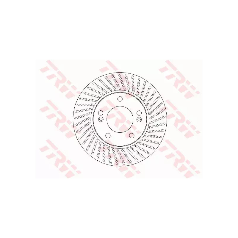 Stabdžių diskas  TRW DF6463