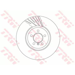 Stabdžių diskas  TRW DF6614S