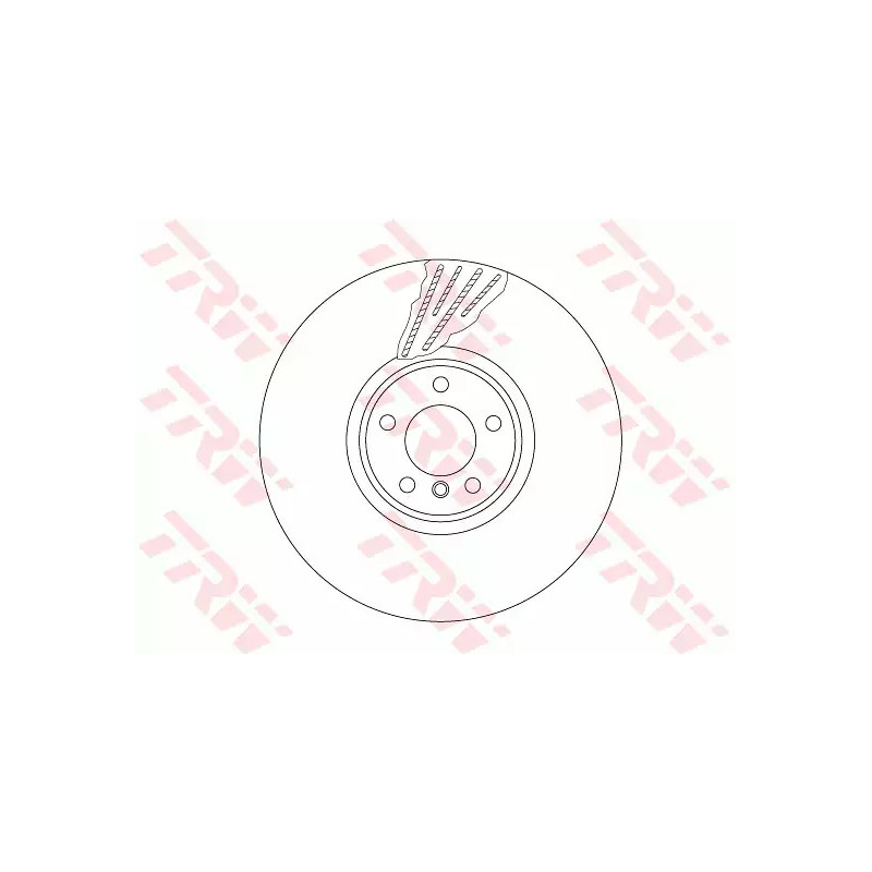 Stabdžių diskas  TRW DF6618S