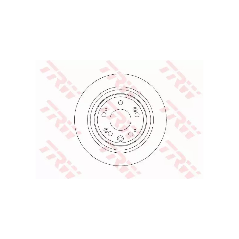 Stabdžių diskas  TRW DF6678