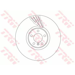 Stabdžių diskas  TRW DF6619S