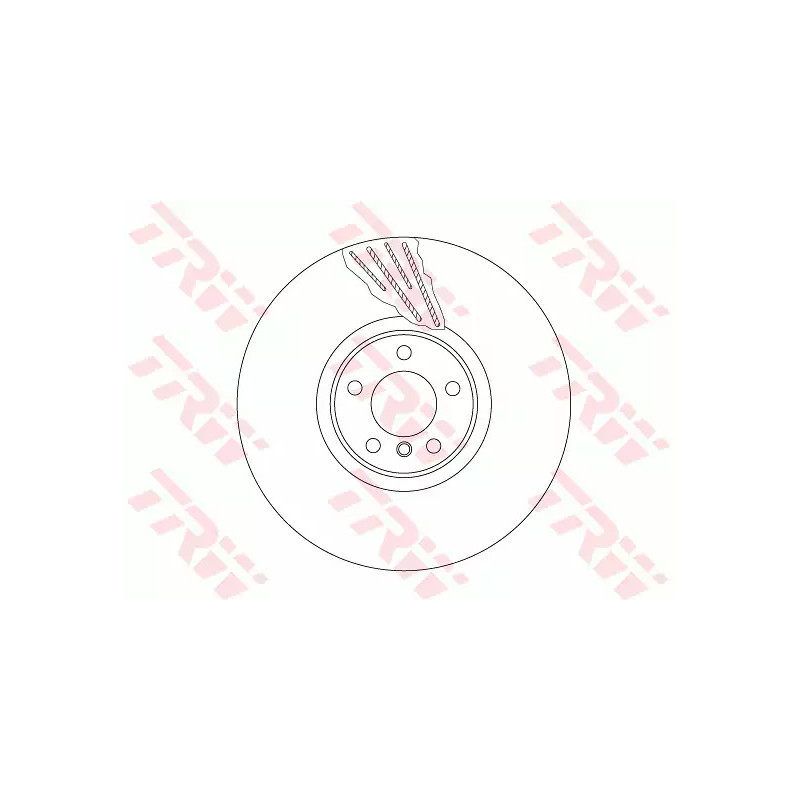 Stabdžių diskas  TRW DF6619S