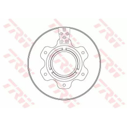 Stabdžių diskas  TRW DF6743S